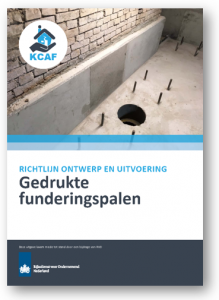 Omslag: Richtlijn gedrukte funderingspalen