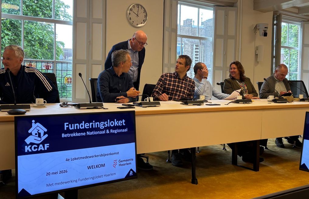 Medewerkers van funderingsloketten tijdens de landelijke bijeenkomst in Haarlem