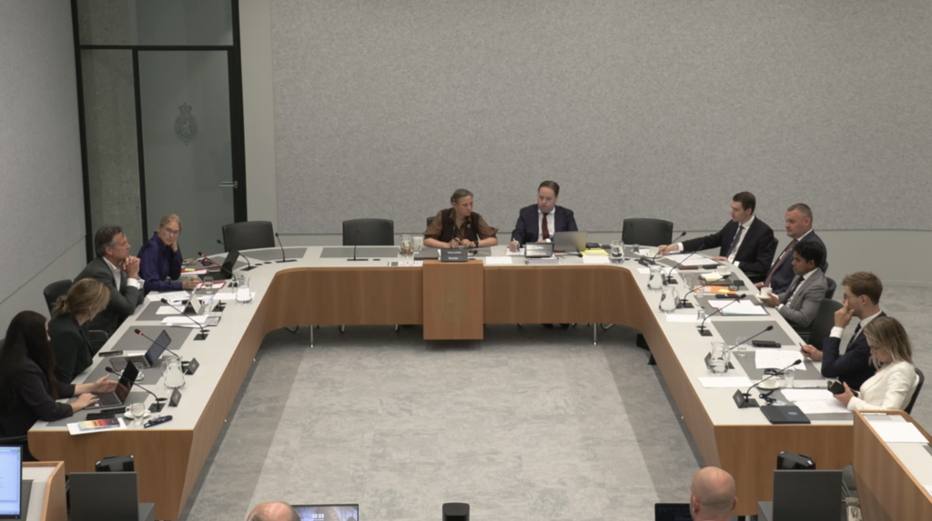 Vergadering in de Tweede Kamer
