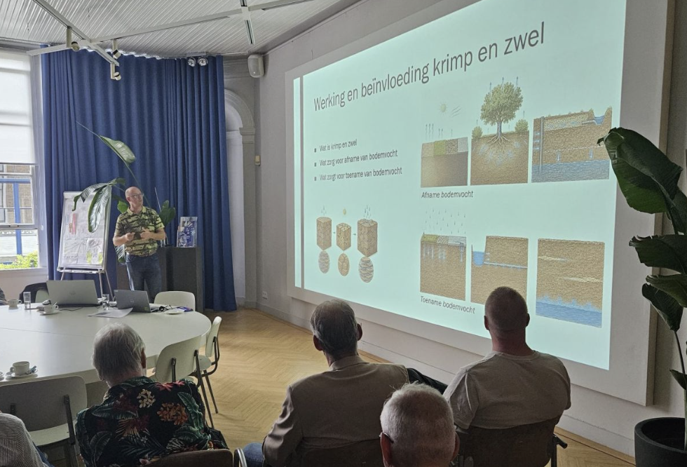 Presentatie tijdens de bijeenkomst over versnelling van de funderingsaanpak
